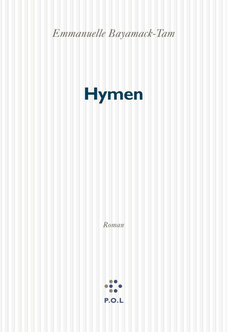 Hymen (9782867449277-front-cover)