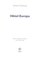 Hôtel Europa (9782867445163-front-cover)