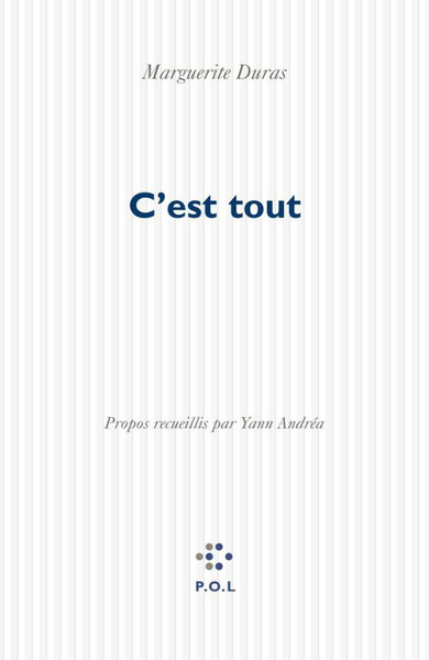 C'est tout (9782867449222-front-cover)