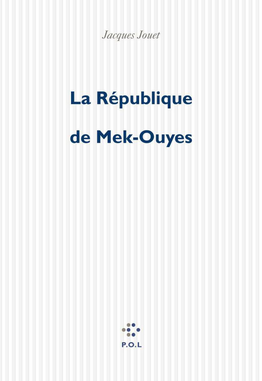La République de Mek-Ouyes, Roman-feuilleton (9782867448492-front-cover)