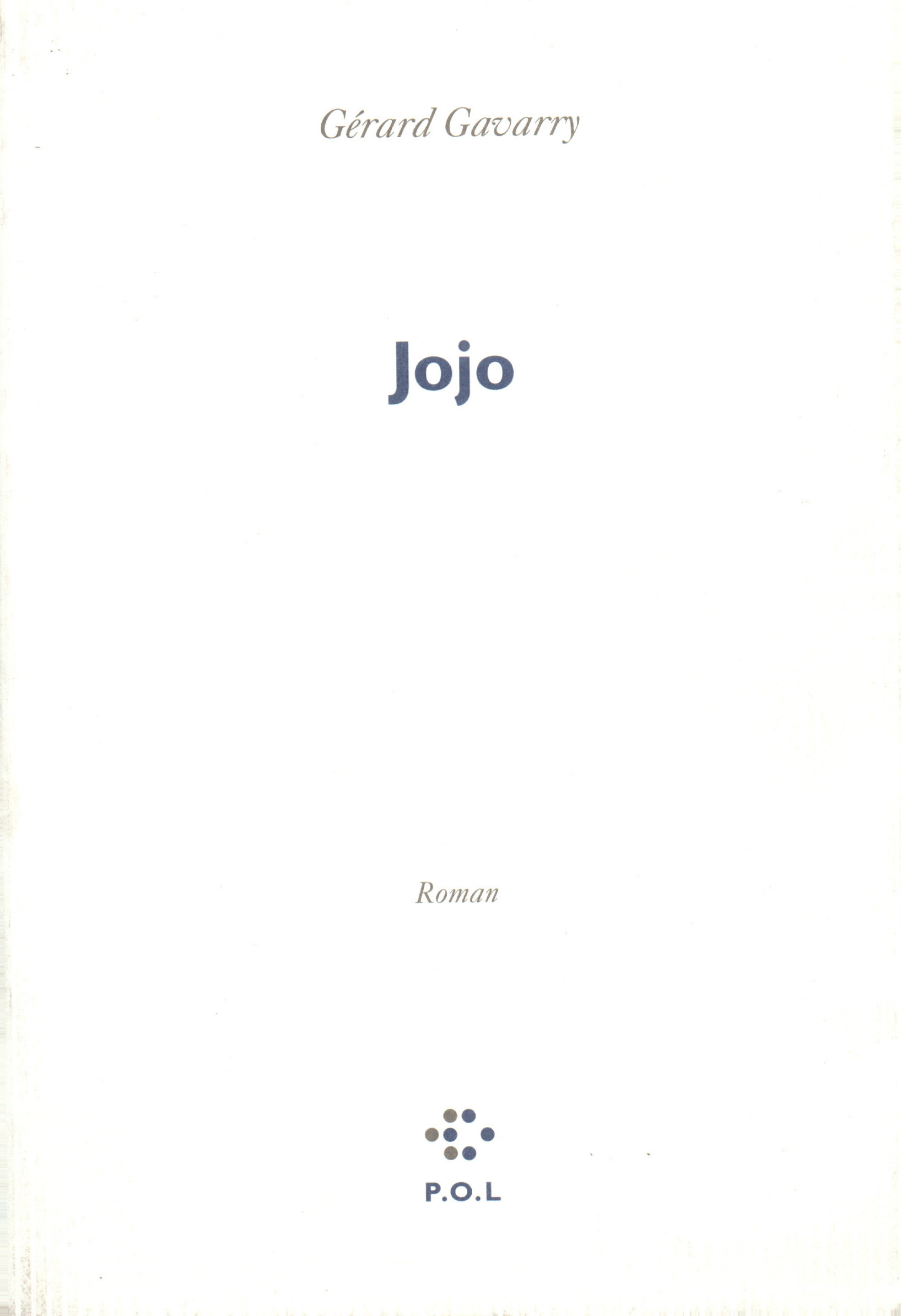 Jojo (9782867443794-front-cover)