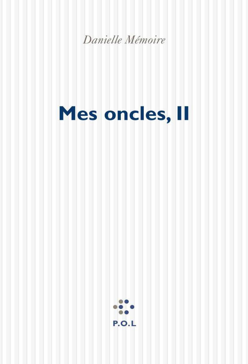 Mes oncles, II (9782867449949-front-cover)