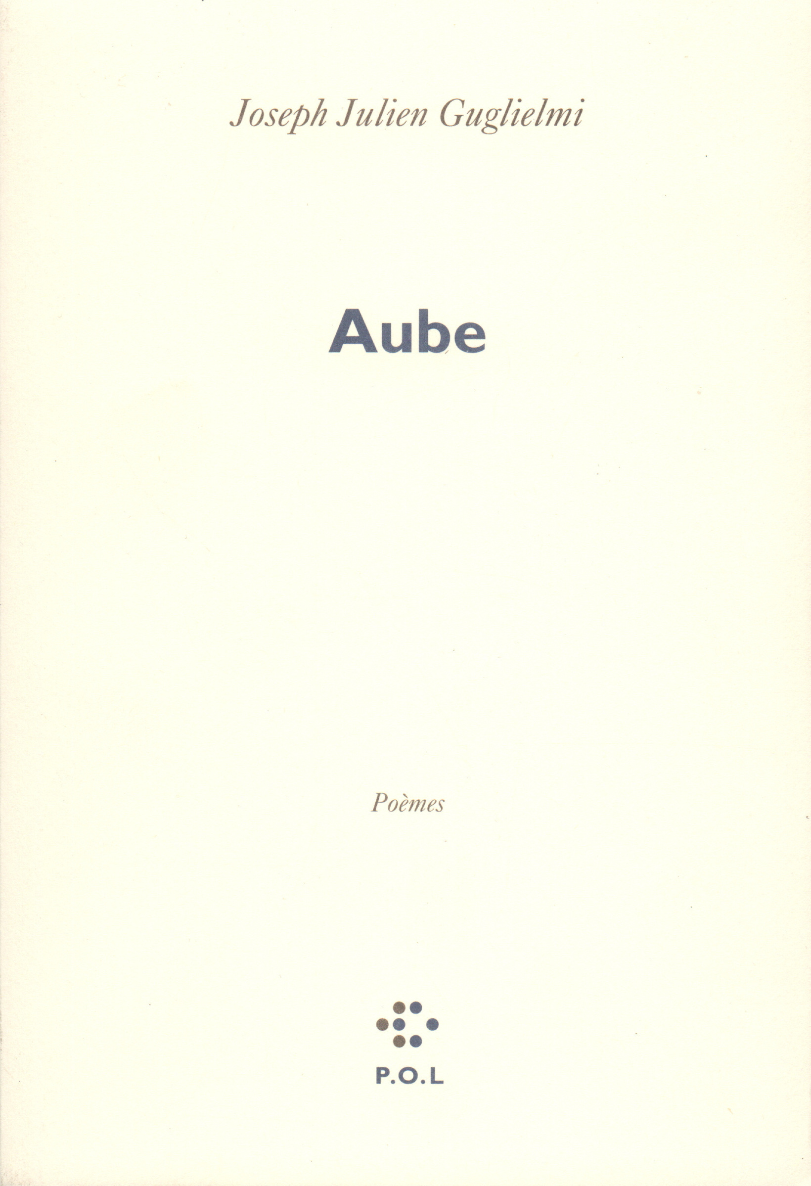 Aube (9782867440144-front-cover)