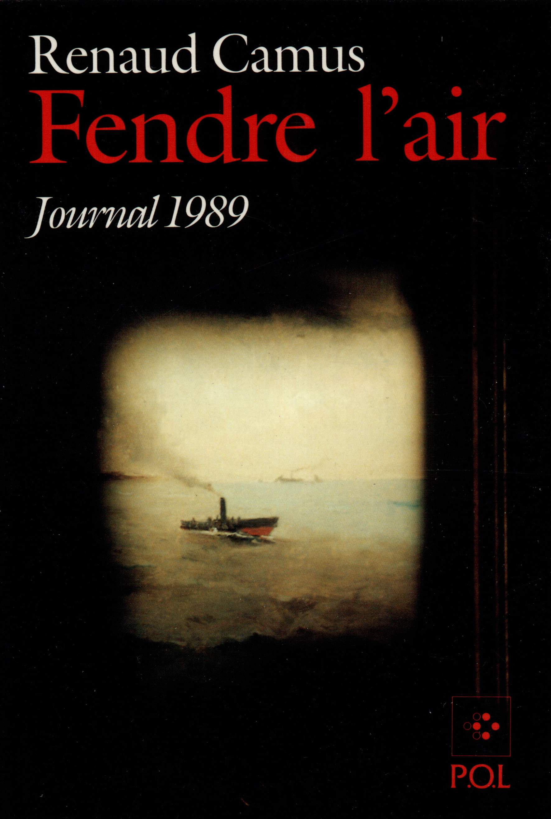 Fendre l'air, Journal 1989 (9782867442407-front-cover)