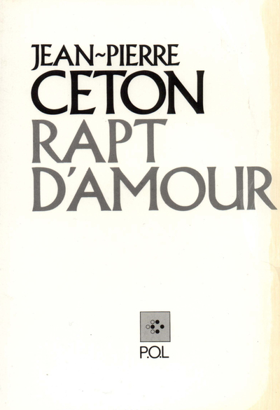 Rapt d'amour (9782867440588-front-cover)