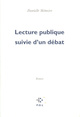 Lecture publique suivie d'un débat (9782867443893-front-cover)