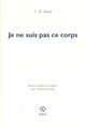 Je ne suis pas ce corps (9782867443541-front-cover)