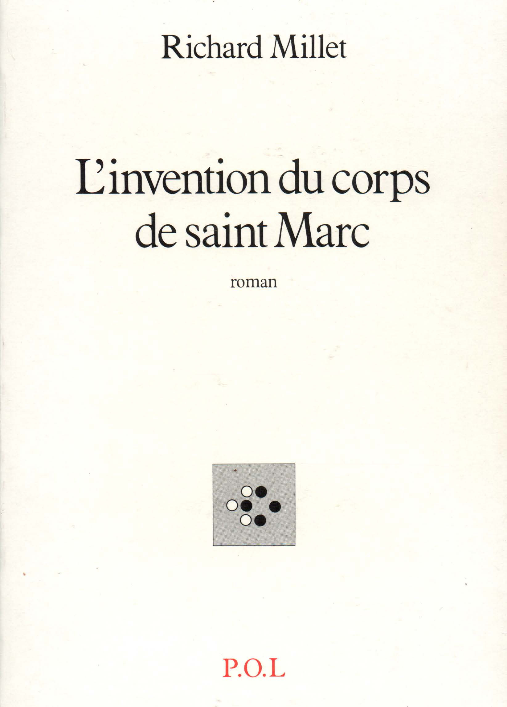 L'Invention du corps de saint Marc (9782867440014-front-cover)