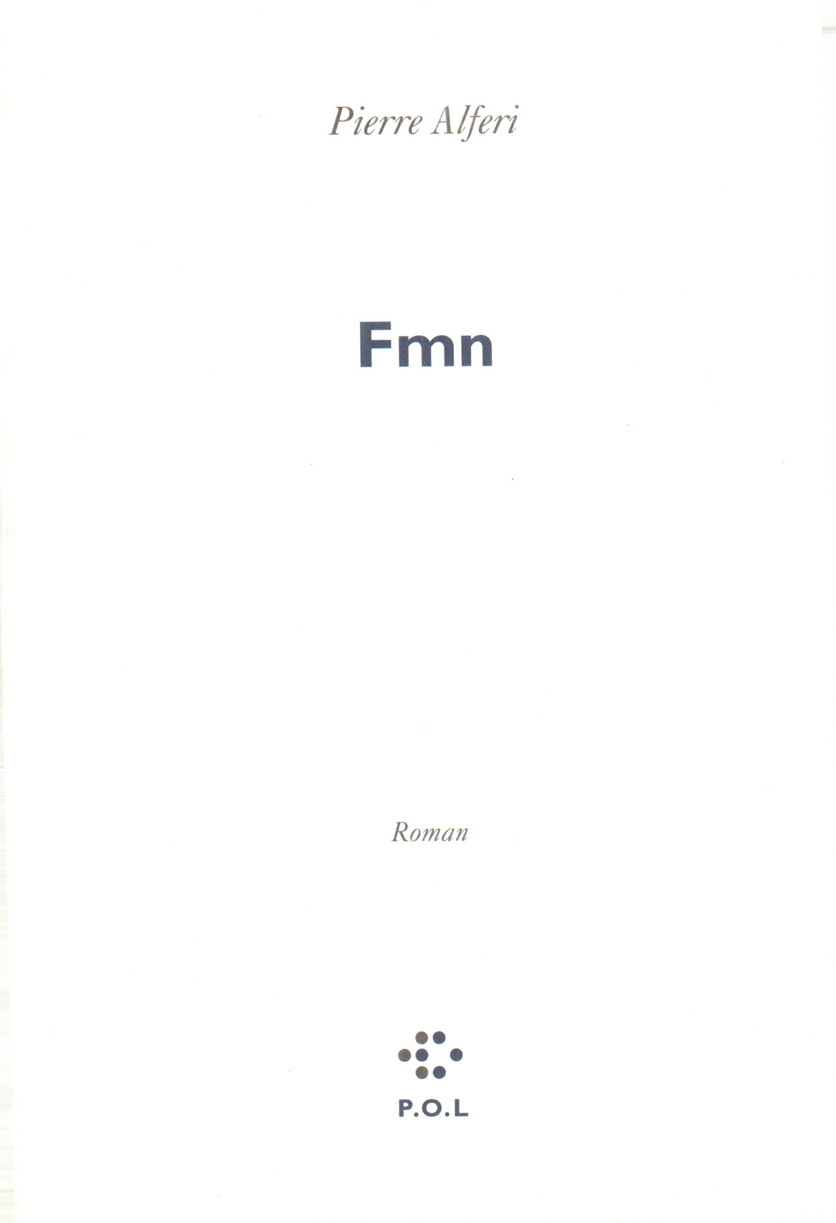 Fmn (9782867444401-front-cover)
