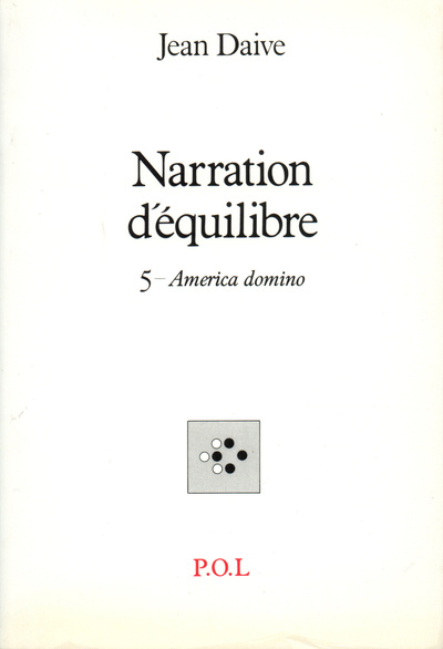 Narration d'équilibre, America domino (9782867440816-front-cover)