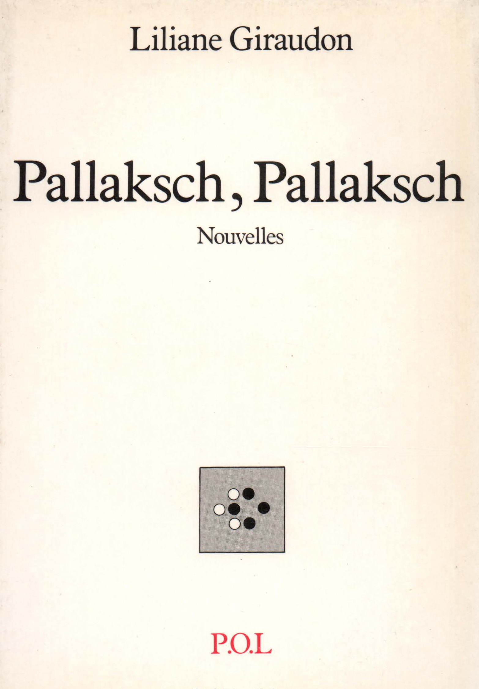 Pallaksch, Pallaksch (9782867441813-front-cover)