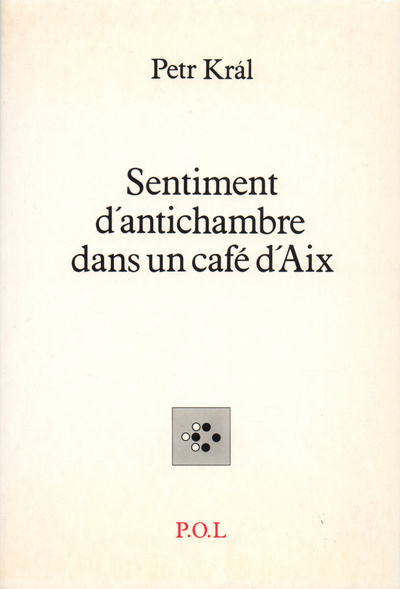 Sentiment d'antichambre dans un café d'Aix (9782867442087-front-cover)