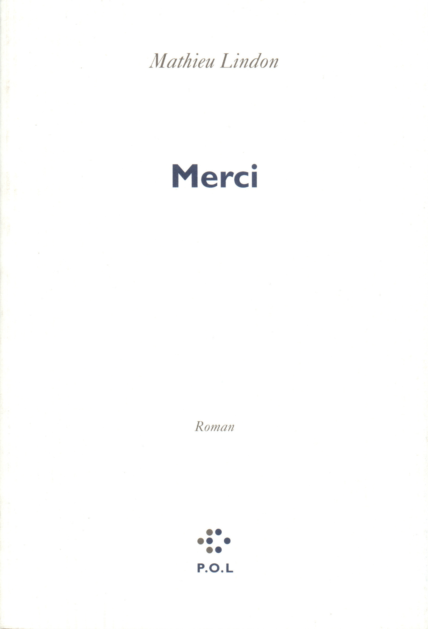 Merci (9782867445002-front-cover)