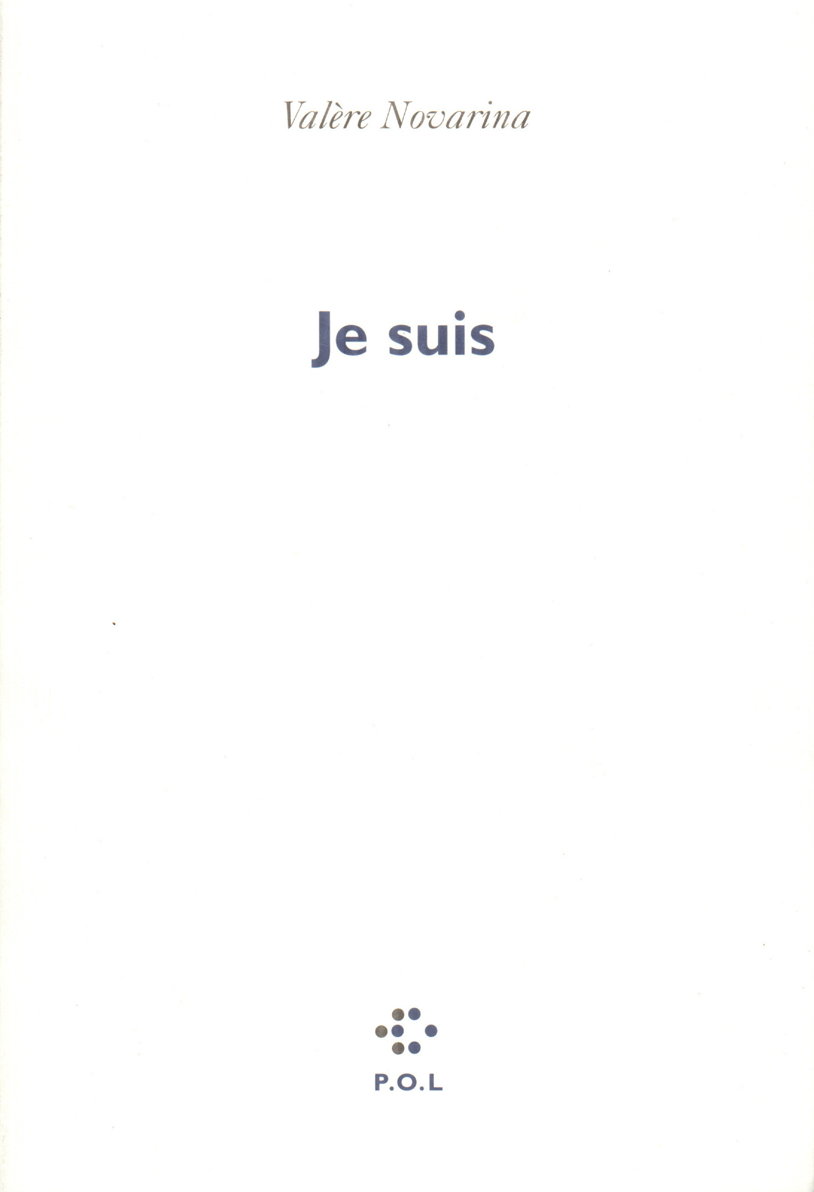 Je suis (9782867442506-front-cover)