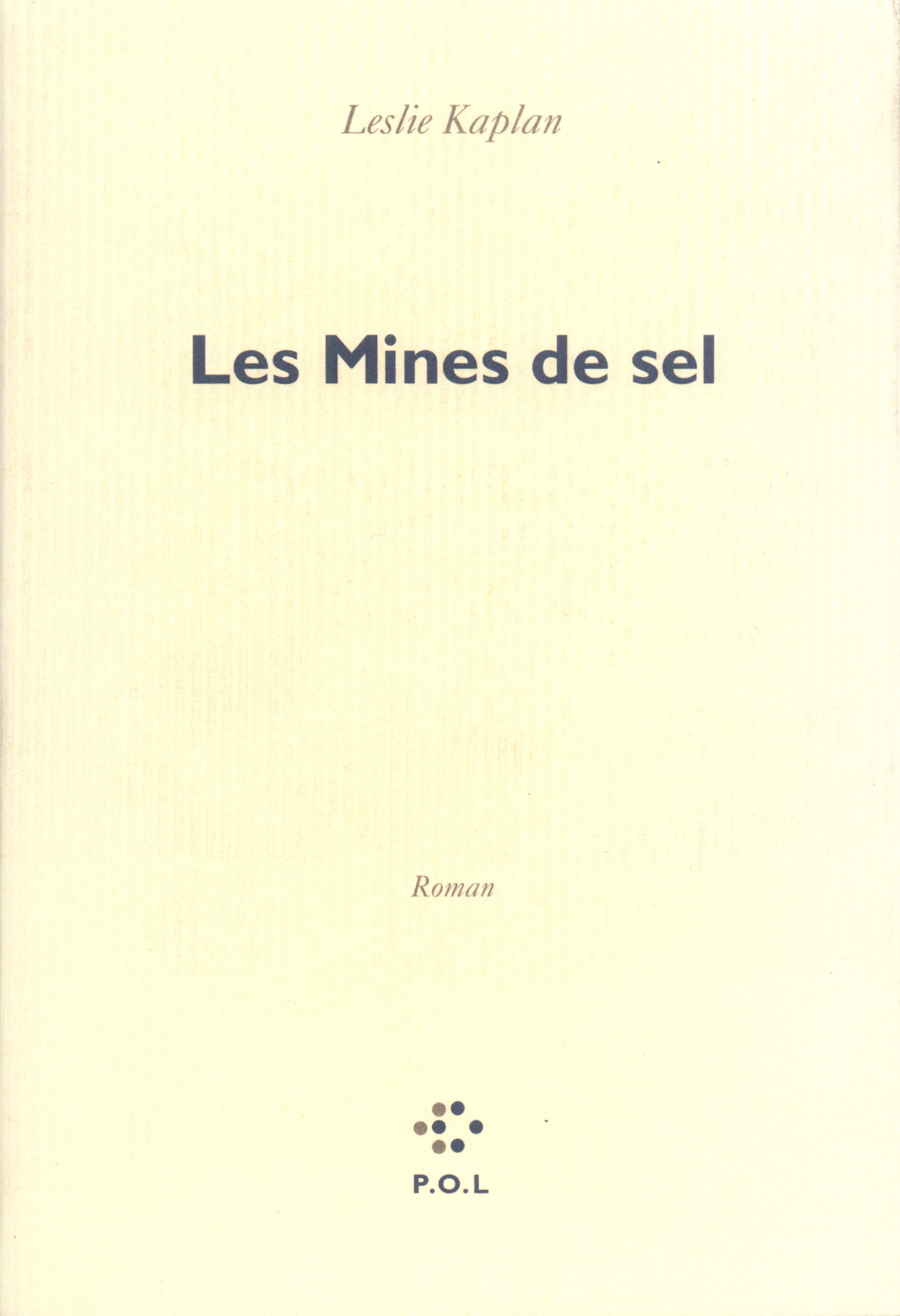 Les Mines de sel (9782867443428-front-cover)