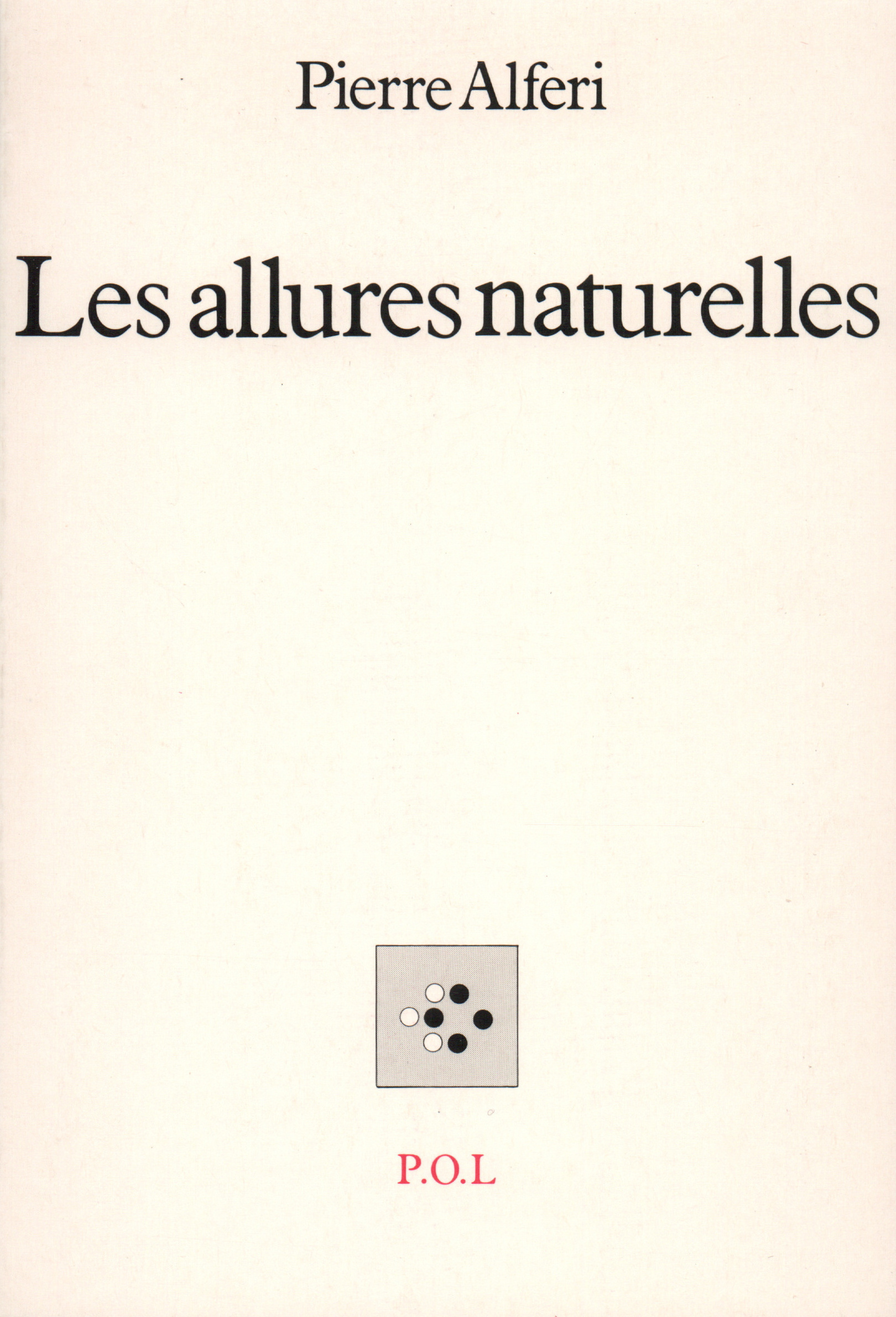 Les Allures naturelles (9782867442186-front-cover)