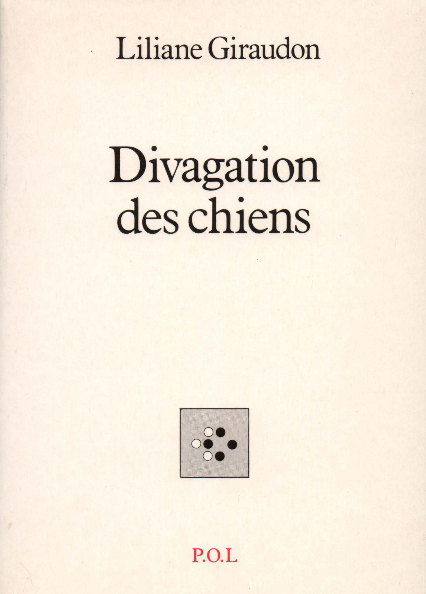 Divagation des chiens (9782867441233-front-cover)