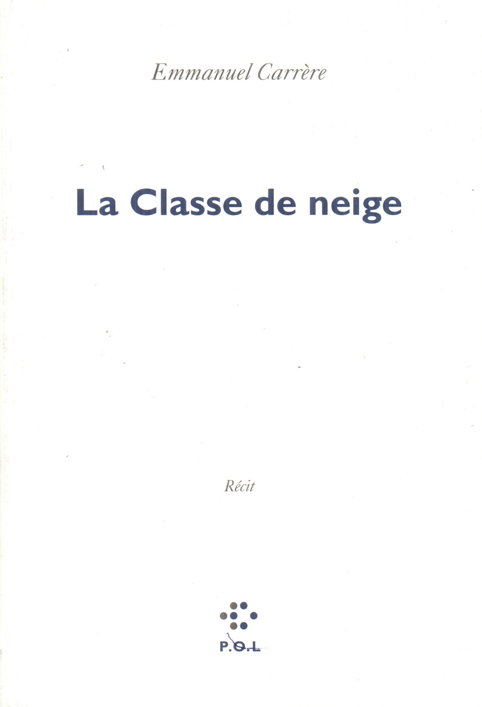 La classe de neige (9782867444777-front-cover)