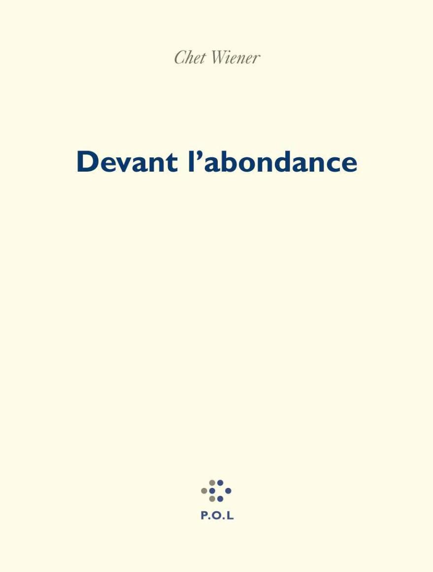 Devant l'abondance (9782867449550-front-cover)