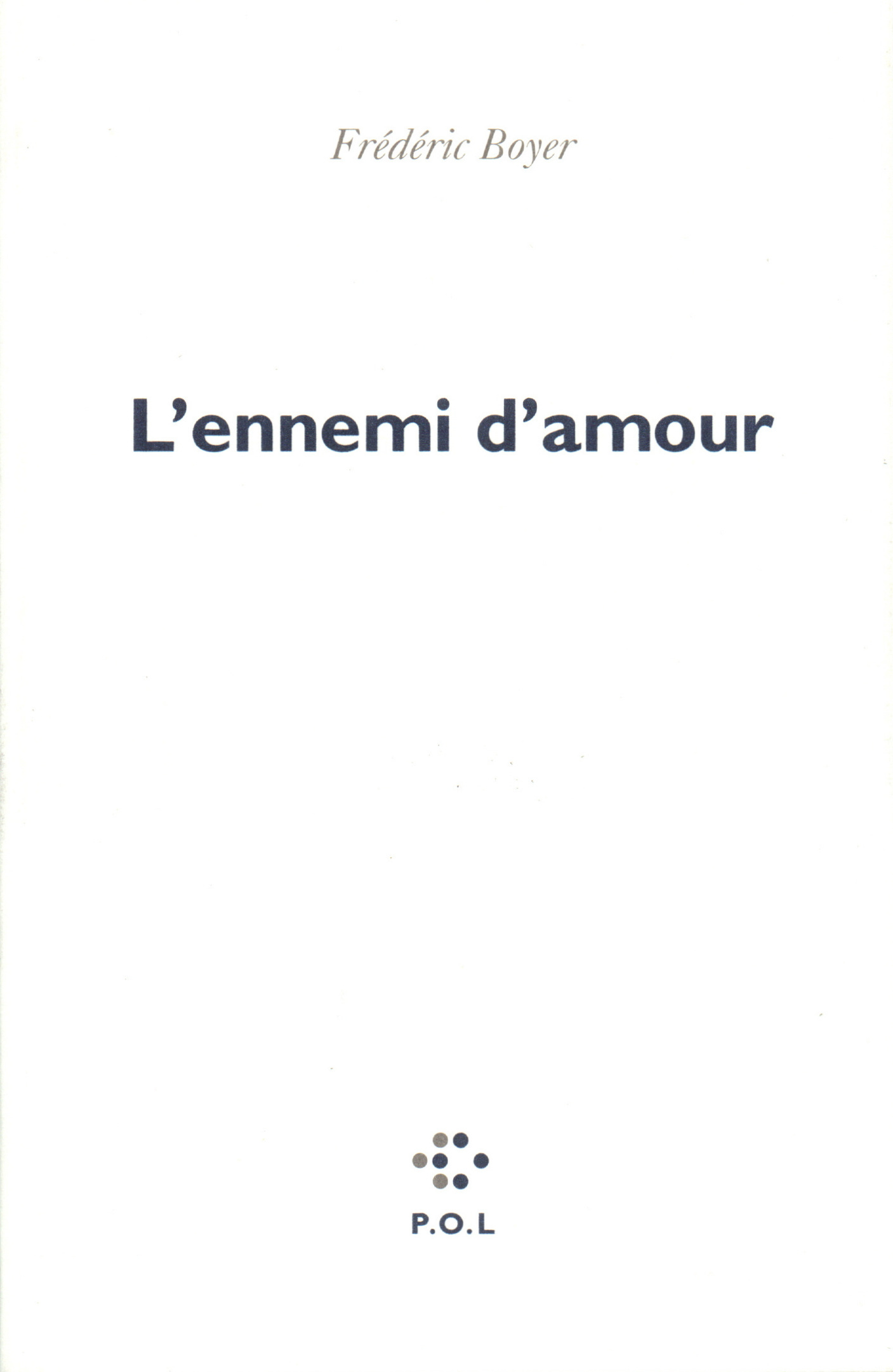 L'ennemi d'amour (9782867444869-front-cover)