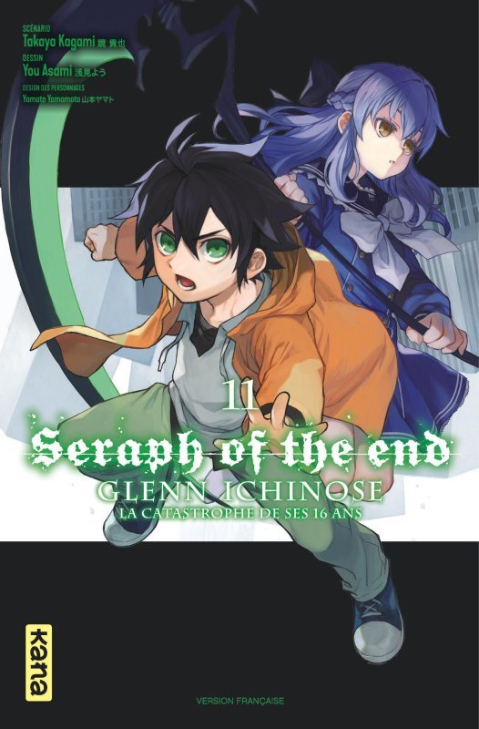 Seraph of the End - Glenn Ichinose - Tome 11 (9782505115397-front-cover)