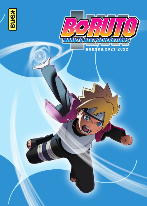 Agenda Boruto 2021-2022 (9782505110477-front-cover)