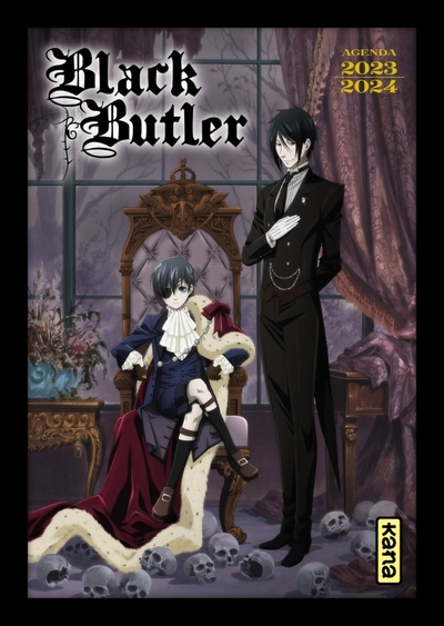 Agenda Black Butler 2023-2024 (9782505121473-front-cover)