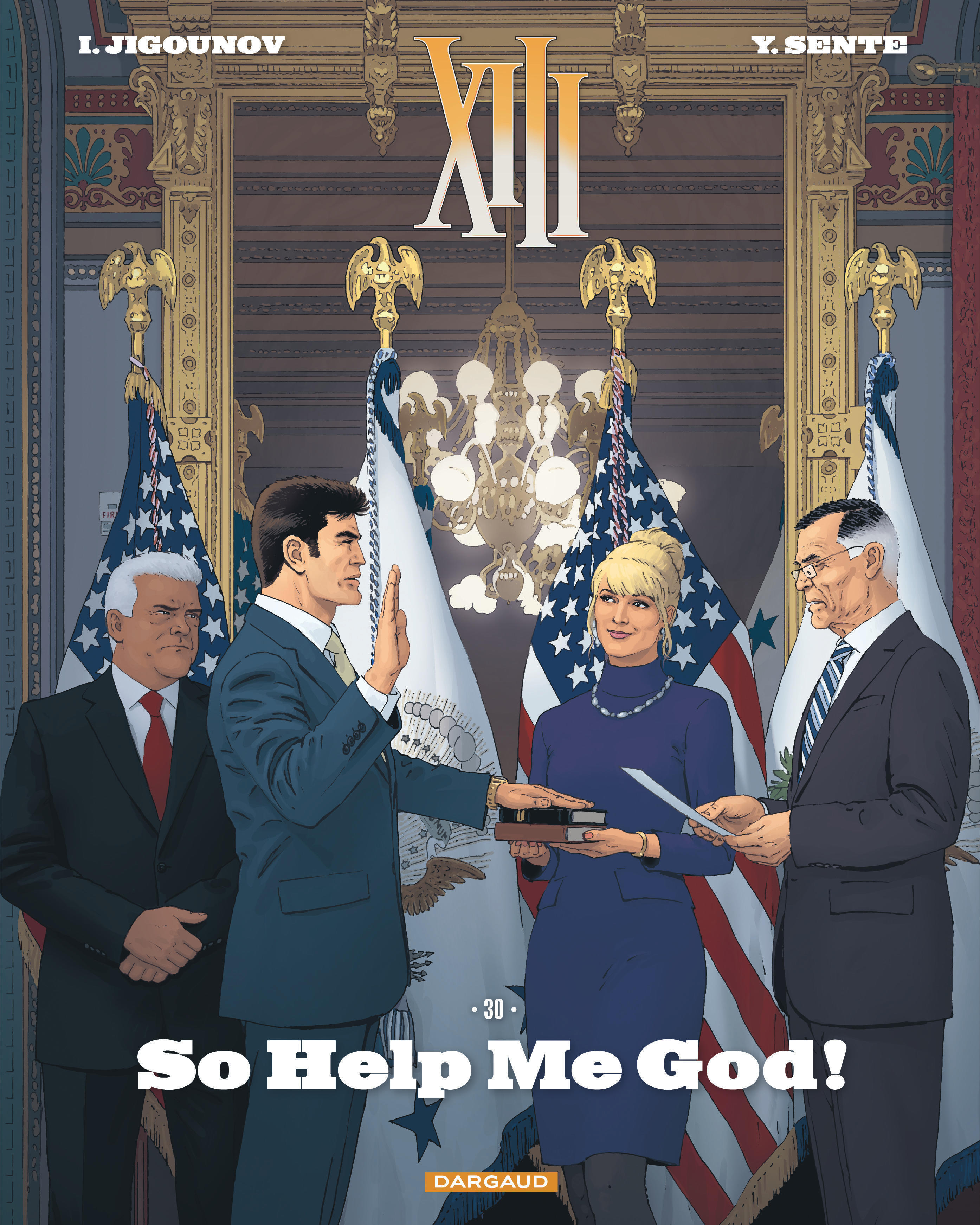 XIII  - Tome 30 - So Help Me God! (9782505140450-front-cover)