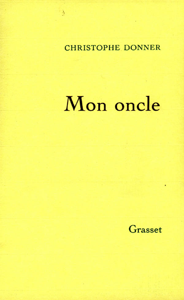 Mon oncle (9782246506515-front-cover)