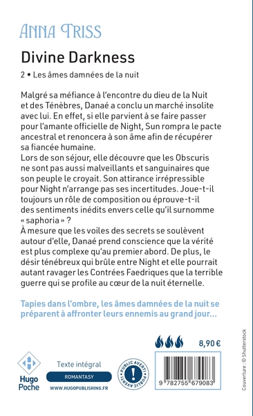 Divine darkness - Tome 02, Les âmes damnées de la nuit (9782755679083-back-cover)