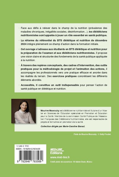 LES PRECIS DE DIETETIQUE SANTE PUBLIQUE (9782846783569-back-cover)