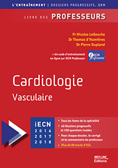 MED-LINE ENTRAINEMENT CARDIOLOGIE VASCULAIRE (9782846781787-front-cover)
