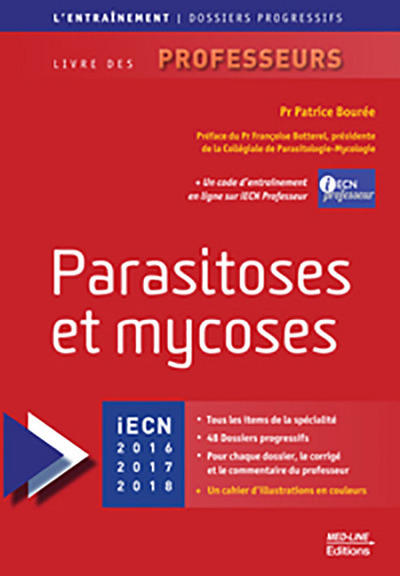 MED-LINE ENTRAINEMENT PARASITOSES ET MYCOSES (9782846781602-front-cover)