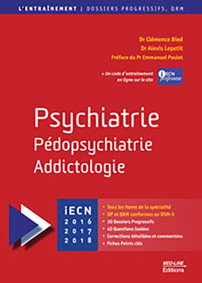 MED-LINE ENTRAINEMENT PSYCHIATRIE (9782846781848-front-cover)