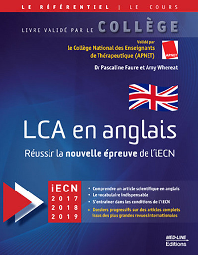 MED-LINE COLLÈGE LCA EN ANGLAIS (9782846781916-front-cover)