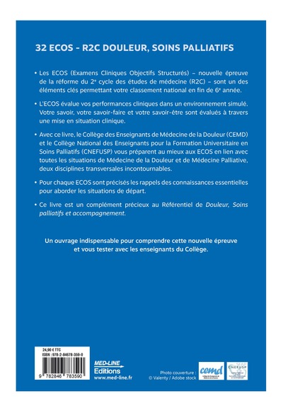 32 ECOS DOULEUR-SOINS PALLIATIFS COLLEGE (9782846783590-back-cover)