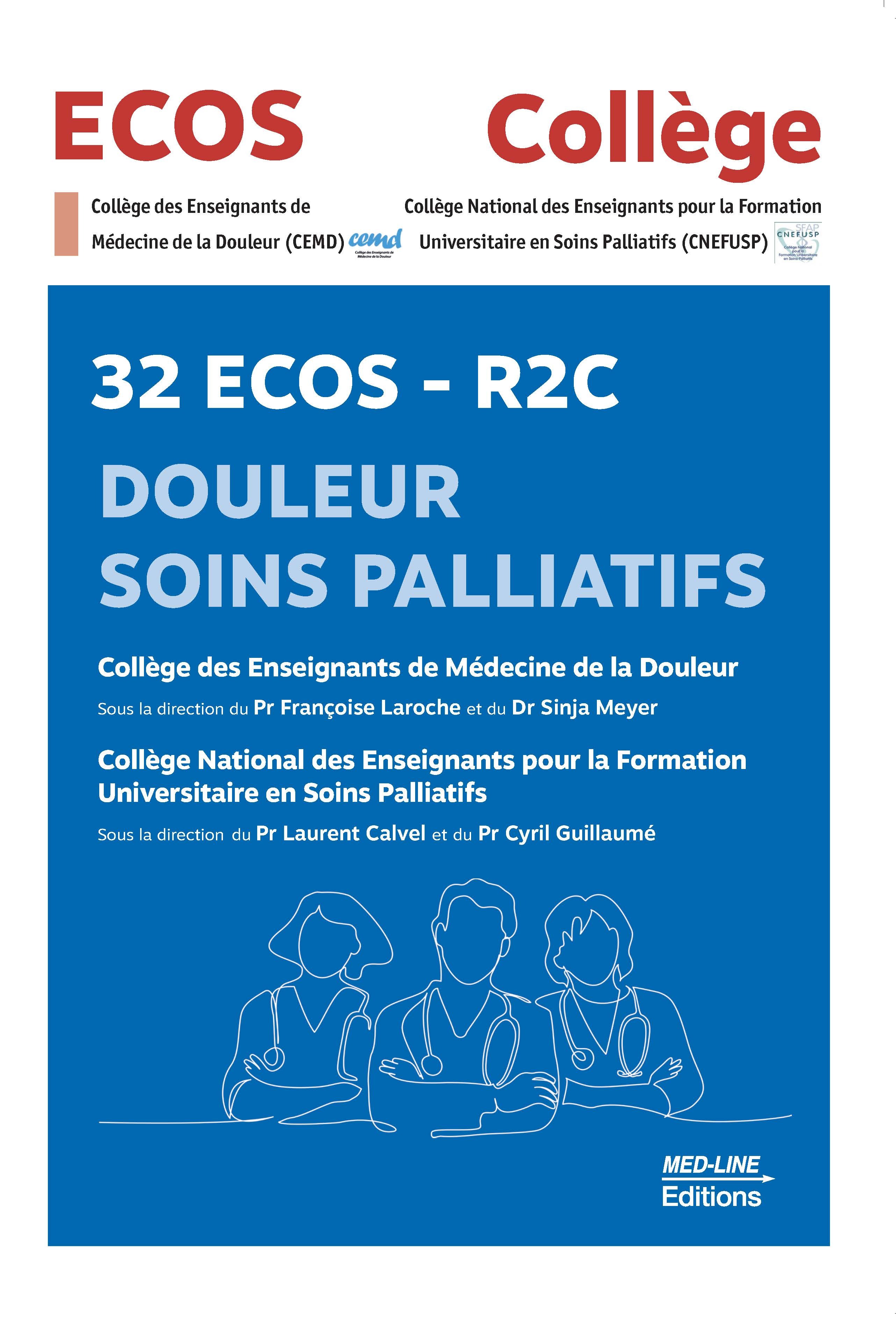 32 ECOS DOULEUR-SOINS PALLIATIFS COLLEGE (9782846783590-front-cover)