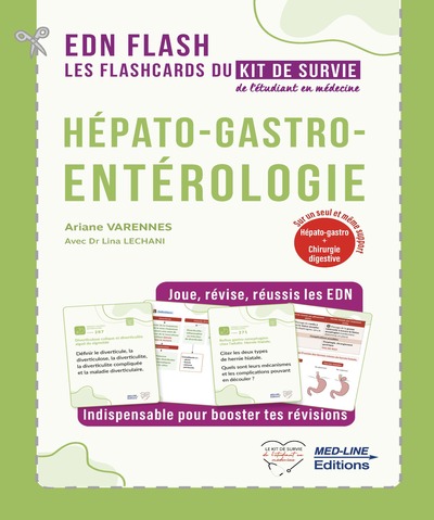 EDN FLASH KIT DE SURVIE HEPATO-GASTRO ENTROLOGIE (9782846783613-front-cover)