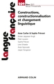 Langue française Nº209 1/2021 Constructions, constructionnalisation et changement linguistique, Constructions, constructionnalis (9782200933593-front-cover)