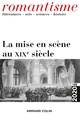 Romantisme N°188 2/2020 La mise en scène au XIXe siècle, La mise en scène au XIXe siècle (9782200933173-front-cover)