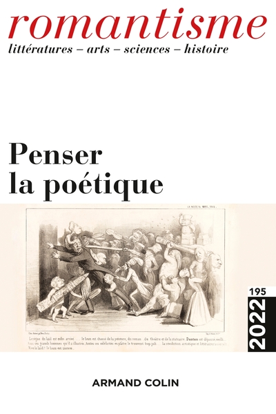 Romantisme N°195 1/2022 Penser la poétique, Penser la poétique (9782200934101-front-cover)