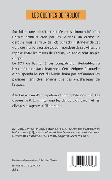 Les guerres de Fabliot (9782140337741-back-cover)