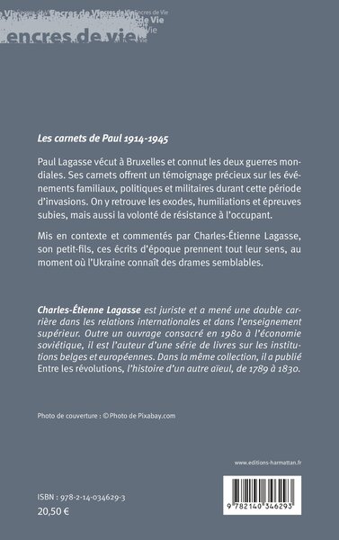 Le chagrin des Européens, La vie quotidienne d'une famille bruxelloise entre invasions et résistances (9782140346293-back-cover)