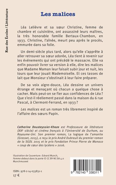 Les malices (9782140338311-back-cover)