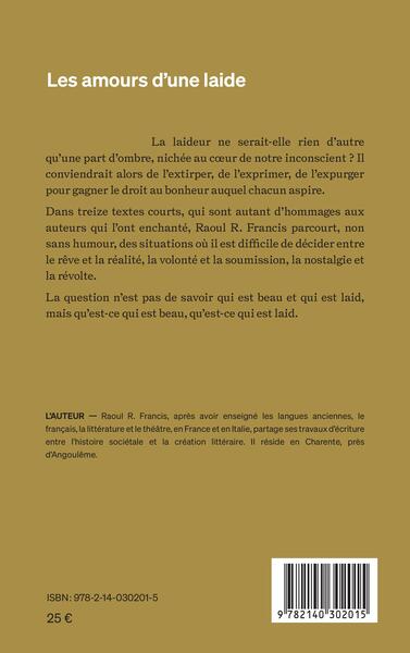 Les amours d'une laide, et autres écrits (9782140302015-back-cover)