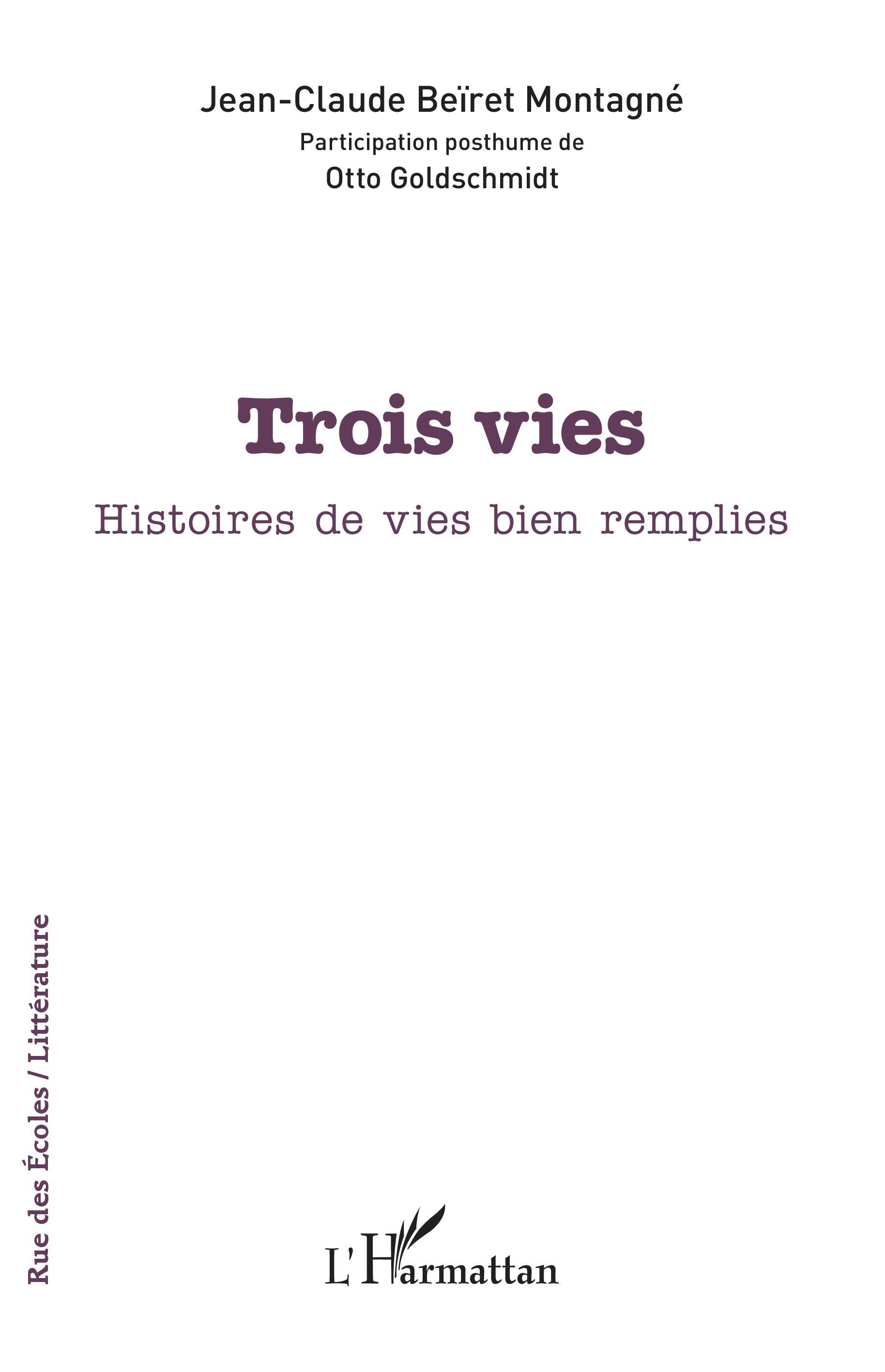 Trois vies (9782140321207-front-cover)