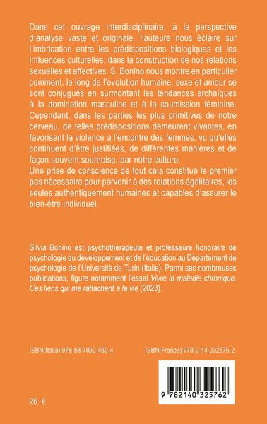 Nature et culture dans les relations humaines, Sexe, amour et violence (9782140325762-back-cover)