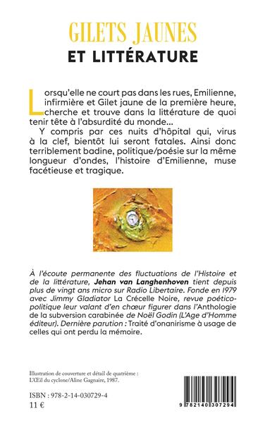 Gilets jaunes et littérature (9782140307294-back-cover)