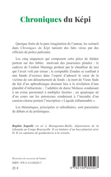 Chroniques du Képi Théâtre (9782140302527-back-cover)