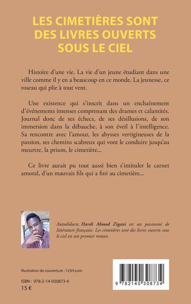 Les cimetières sont des livres ouverts sous le ciel, Roman (9782140308734-back-cover)